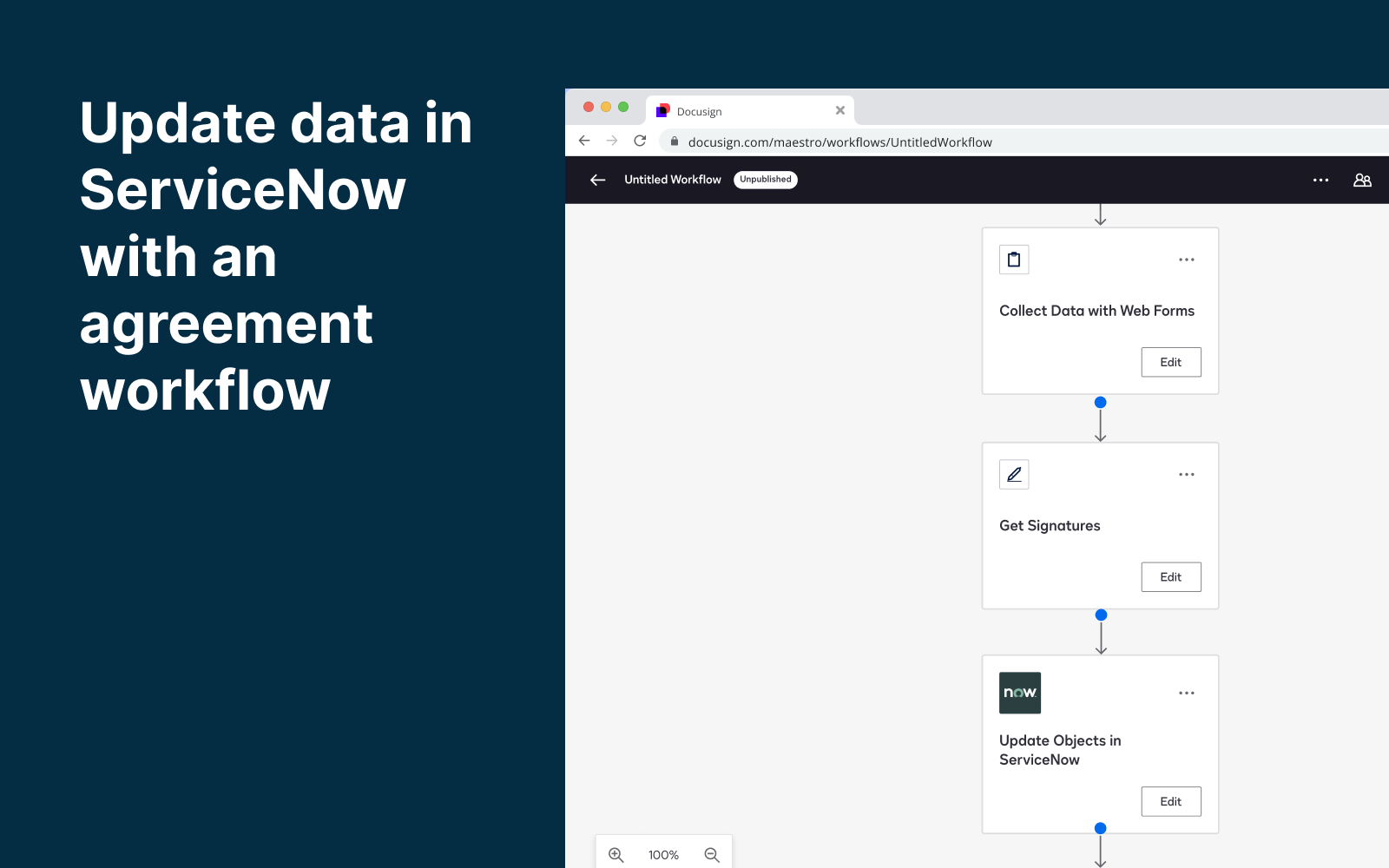Scan Engine Screen Shot Servicenow Docusign